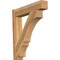 Ekena Millwork Balboa Block Rough Sawn Outlooker, Western Red Cedar, 8"W x 36"D x 40"H OUT08X36X40BOA05RWR - alternate 1